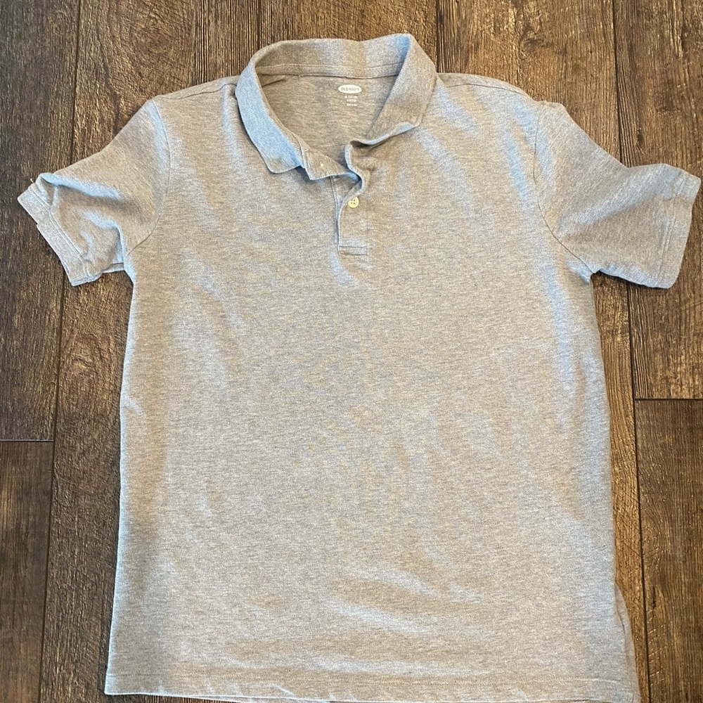 Boys Gray polo shirt